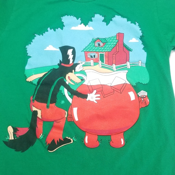 Shirt.woot! Kool Aid Man Three Little Pigs Graphic Tee Size Small - Picture 2 of 9